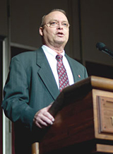 Dr. Jon Ort spoke at the 2008 regional extension conference in Raleigh.