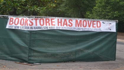 Bookstore moved