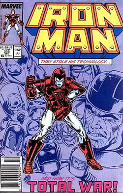 Armor Wars cover. Art by M.D. Bright and Bob Layton.