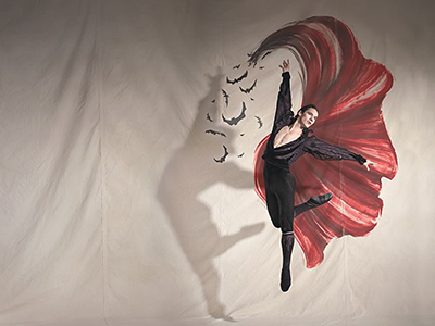 Carolina Ballet publicity photo for “Dracula."