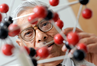 Dr. Jay Narayan receives the state's top honor for scientific achievement for his pioneering work in materials science.