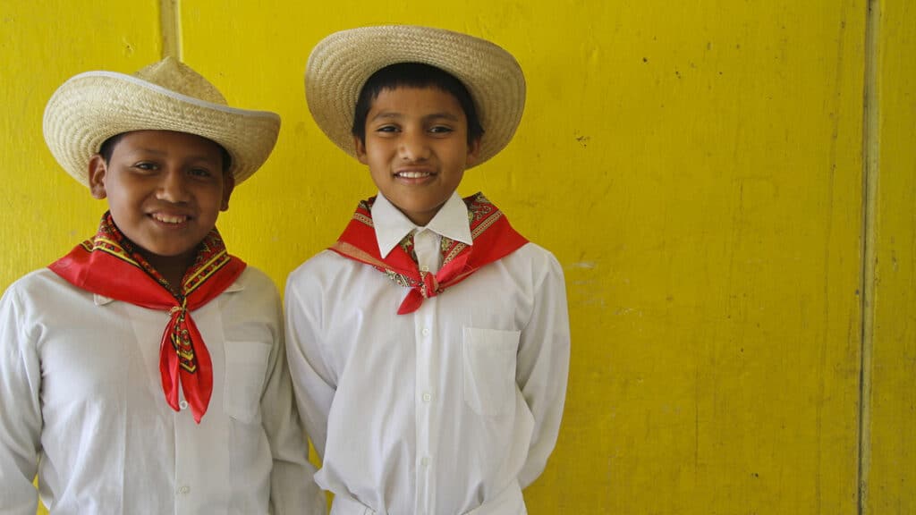 Students at the General Emiliano Zapata primary school in Atencingo.