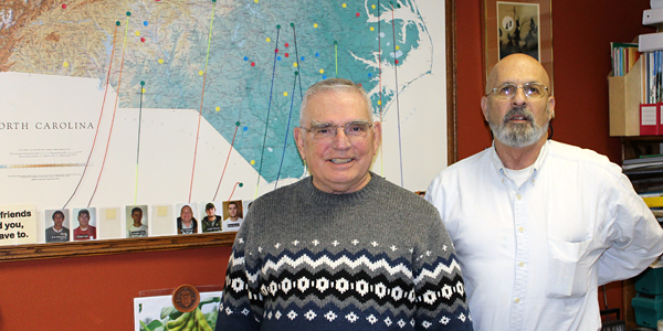Two researchers have been honored for their work to fight Asian soybean rust.