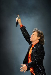 Mick Jagger at Carter-Finley Stadium. (Photo by Roger Winstead)