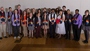 Members of NC State’s class of 2015 at the annual Lavender Graduation.