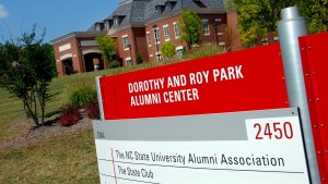 The Dorothy and Ray Park Alumni Center on Centennial Campus, home to the NC State Alumni Association.