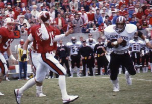 Quarterback Erik Kramer against South Carolina in 1986.