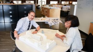 NC State alumnus Phil Freelon at his architecture firm in Durham, N.C.