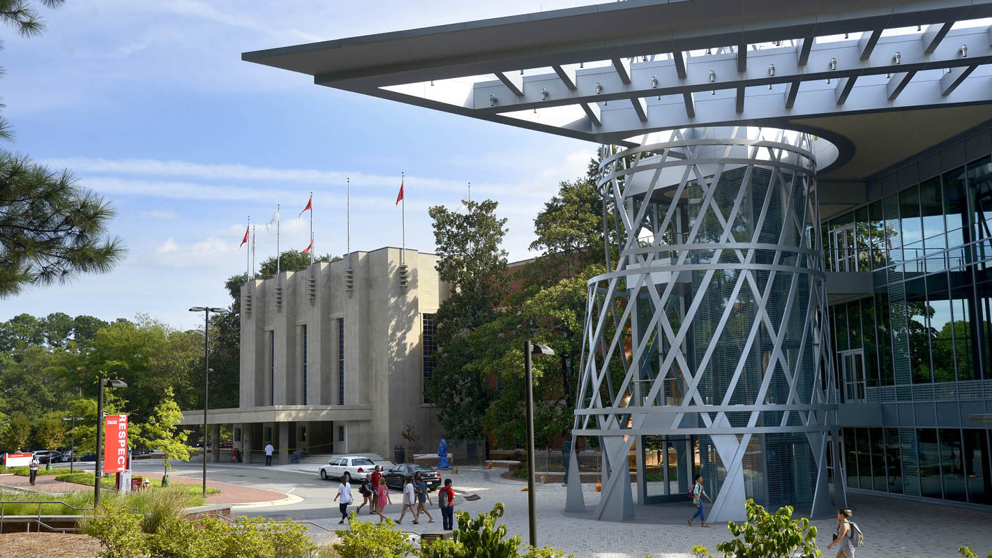 Talley Student Union and Reynolds Coliseum