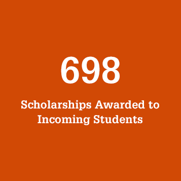 698 Scholarships Awarded to Incoming Students