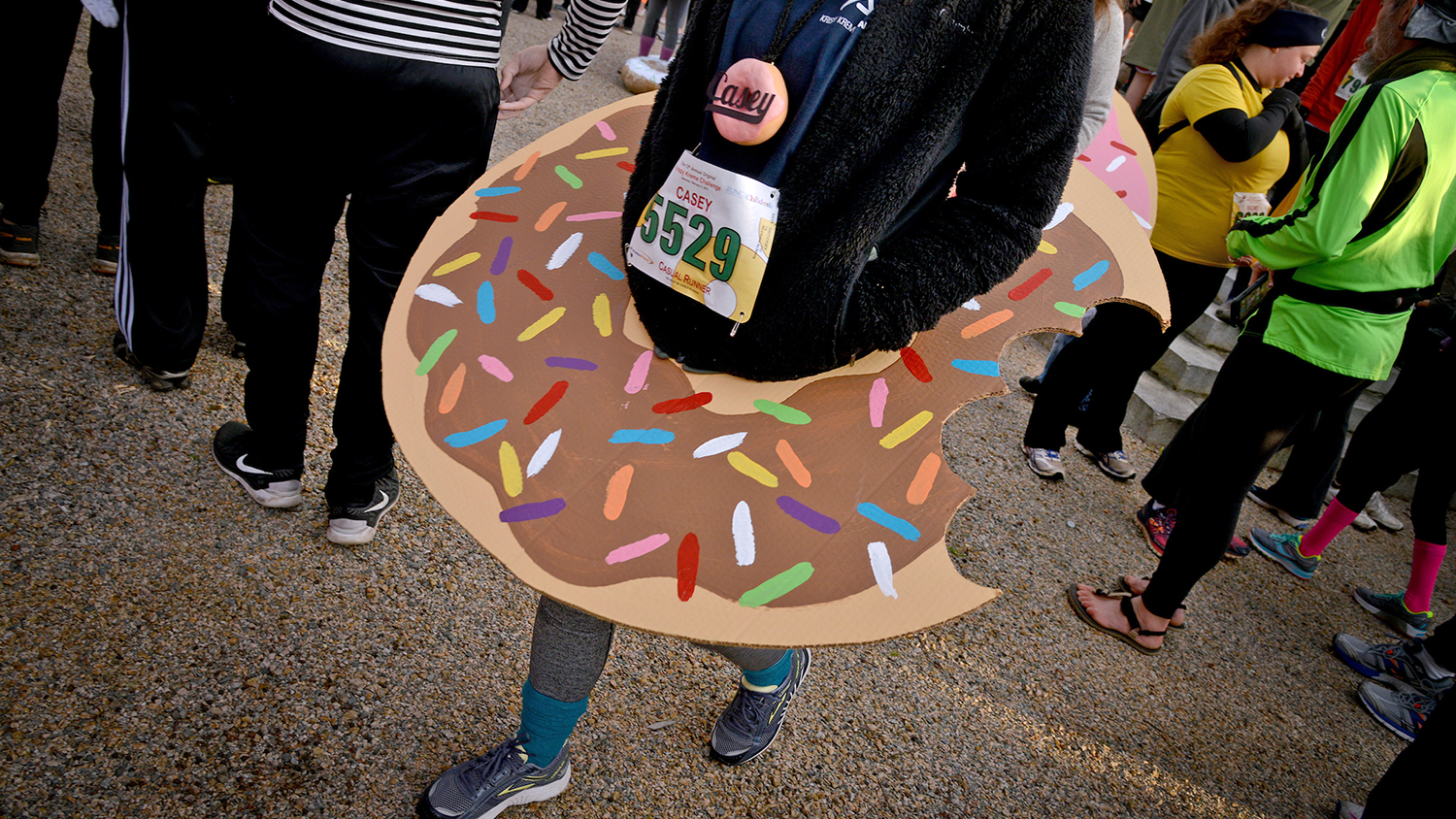 Participant of the Krispy Kreme Challenge