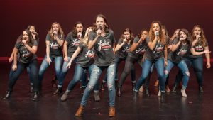 The a cappella group Ladies in Red