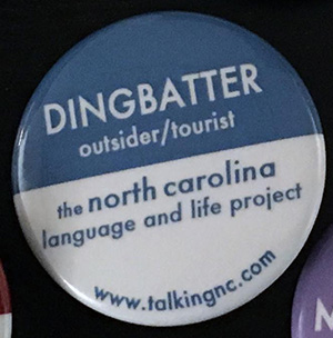 Pin that says Dingbatter