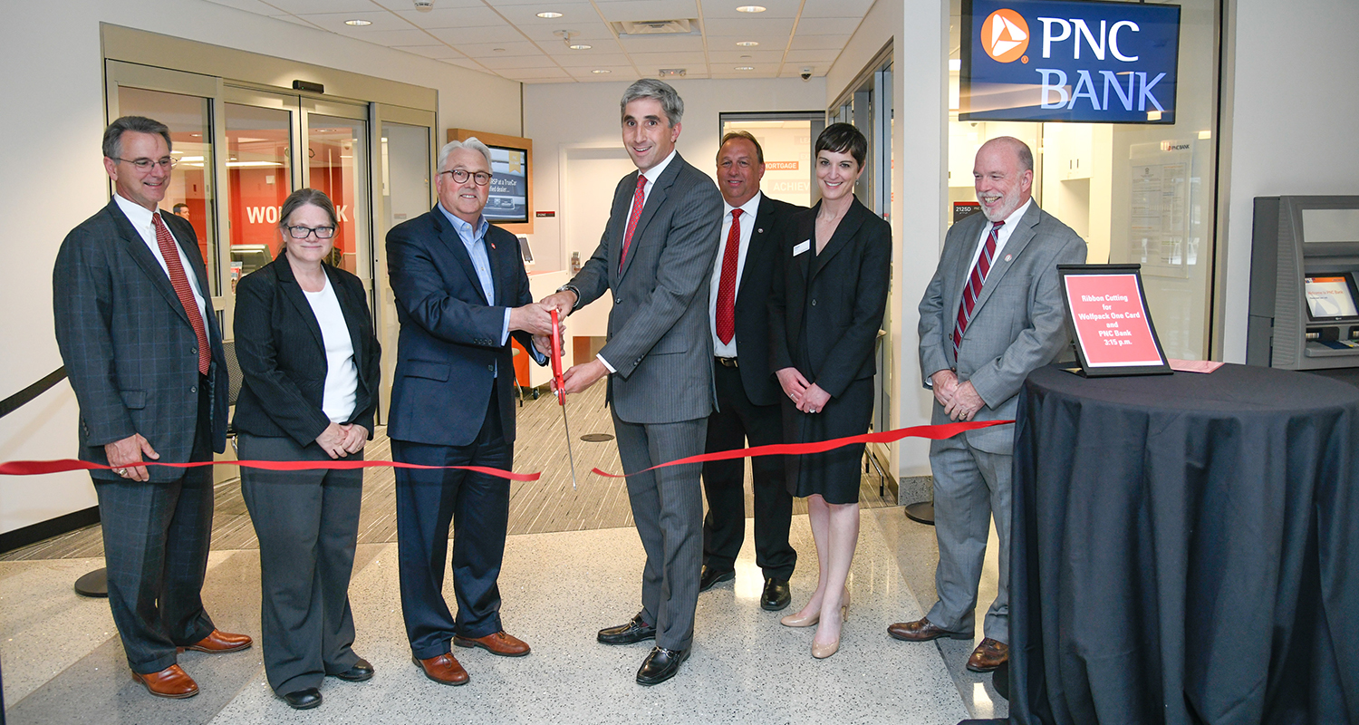 PNC Ribbon Cutting in Talley Student Union