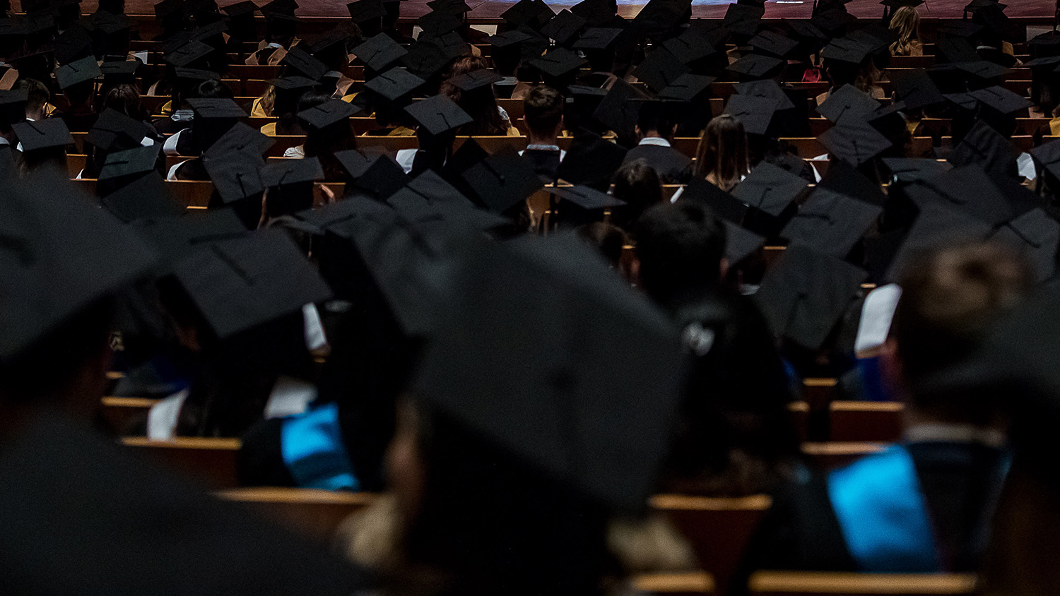 University graduation ceremony.