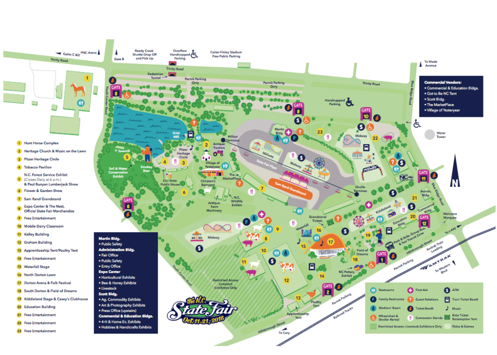 NC State Fair Map