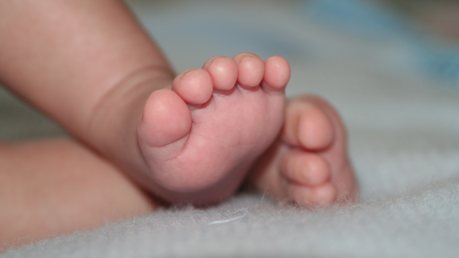 a baby's feet
