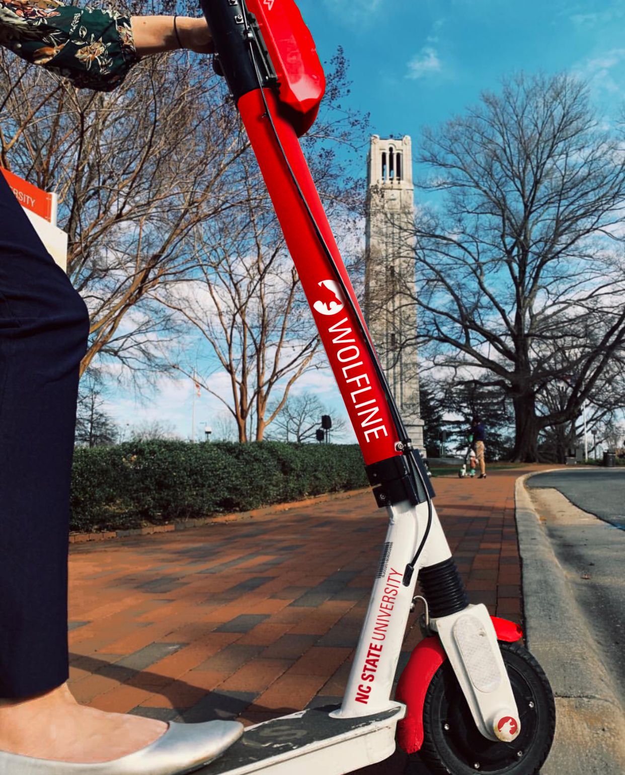 Wolfline rideshare scooter for April Fools'