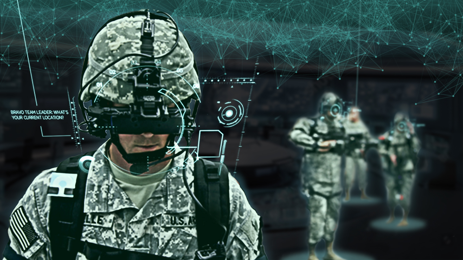 graphic illustrates how ai may help soldiers share information during training