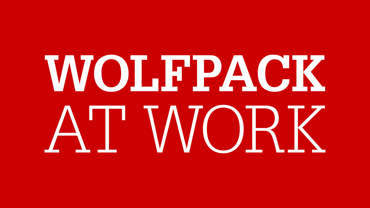 Wolfpack at Work logo.