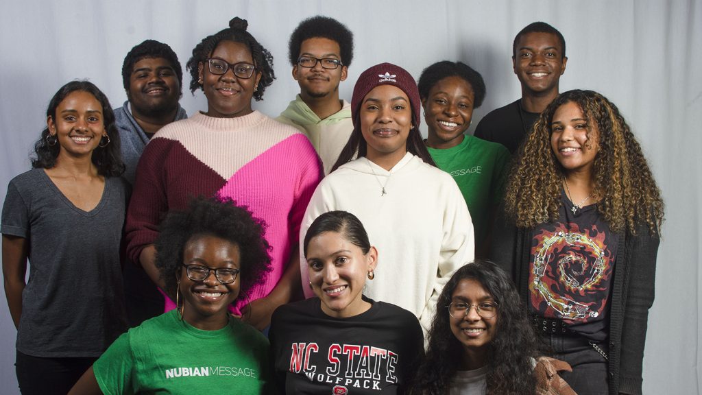 A group photo of the Nubian Message staff for 2020.