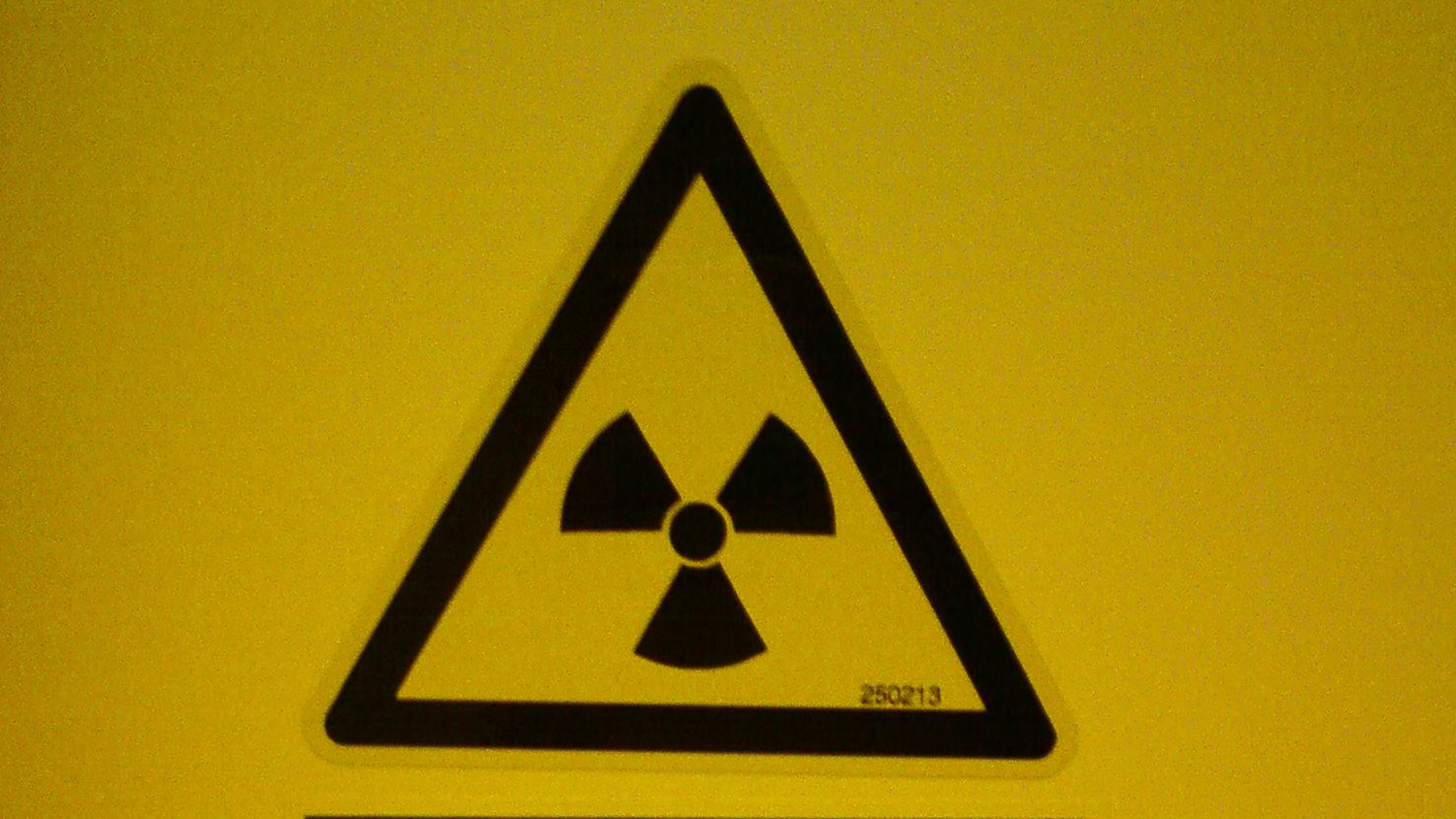 radiation warning sign