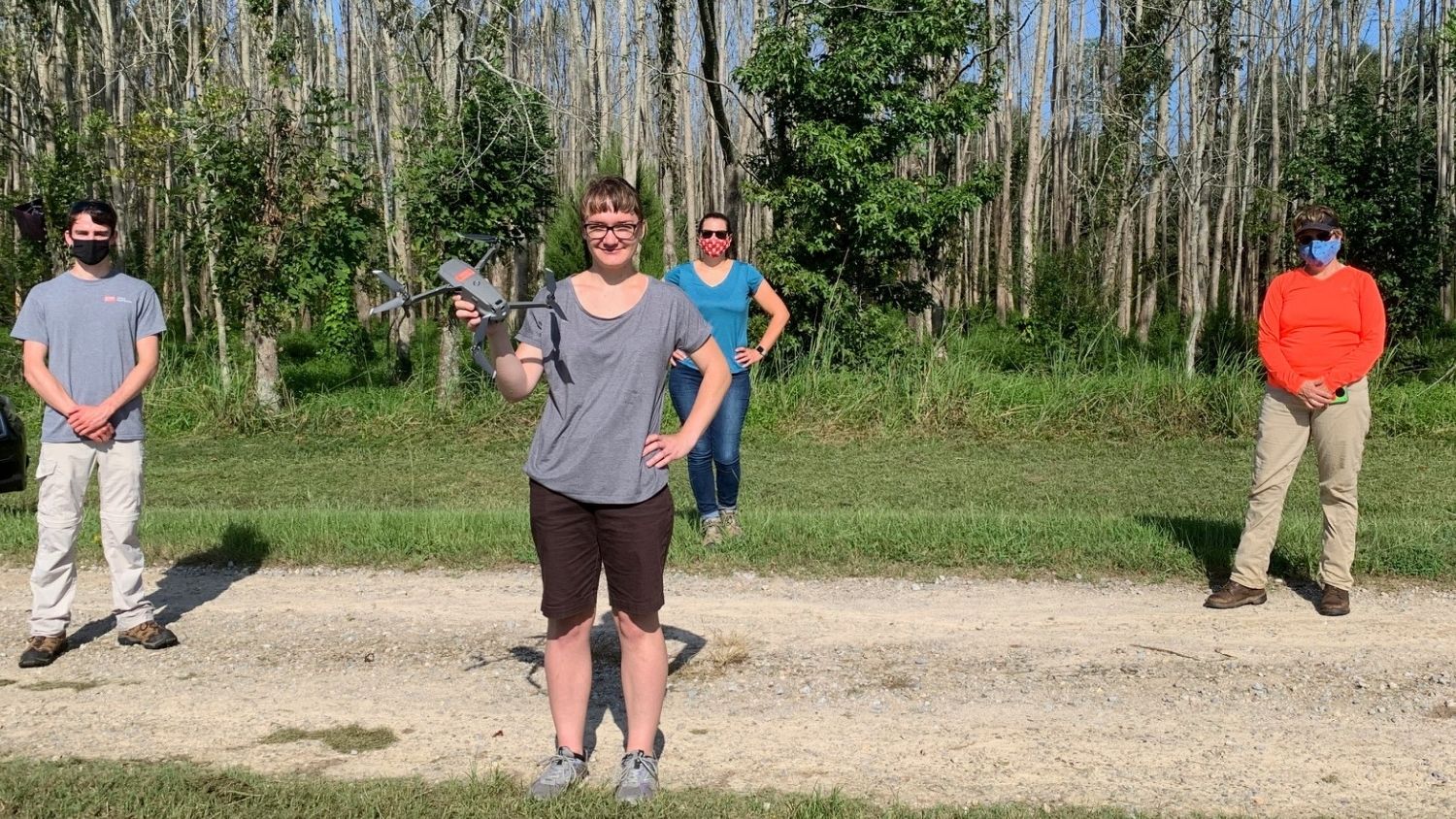 Researchers test drones to detect resistant ash trees.