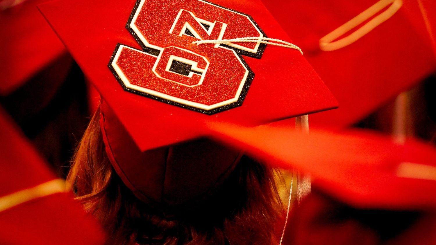 NC State Graduation Ceremonies. Photo by Becky Kirkland.