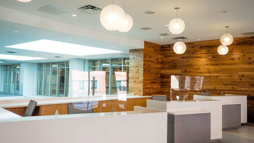 main lobby of Wellness and Recreation Center