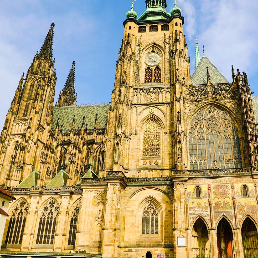 An historic church in Prague.