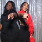Two women pose at the 2019 BAS Gala