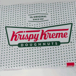A Krispy Kreme Doughnut box opens and closes.