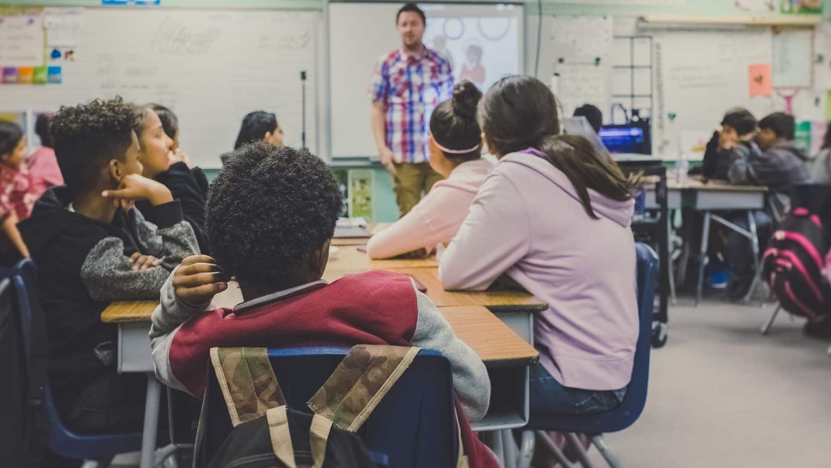 Students in classroom