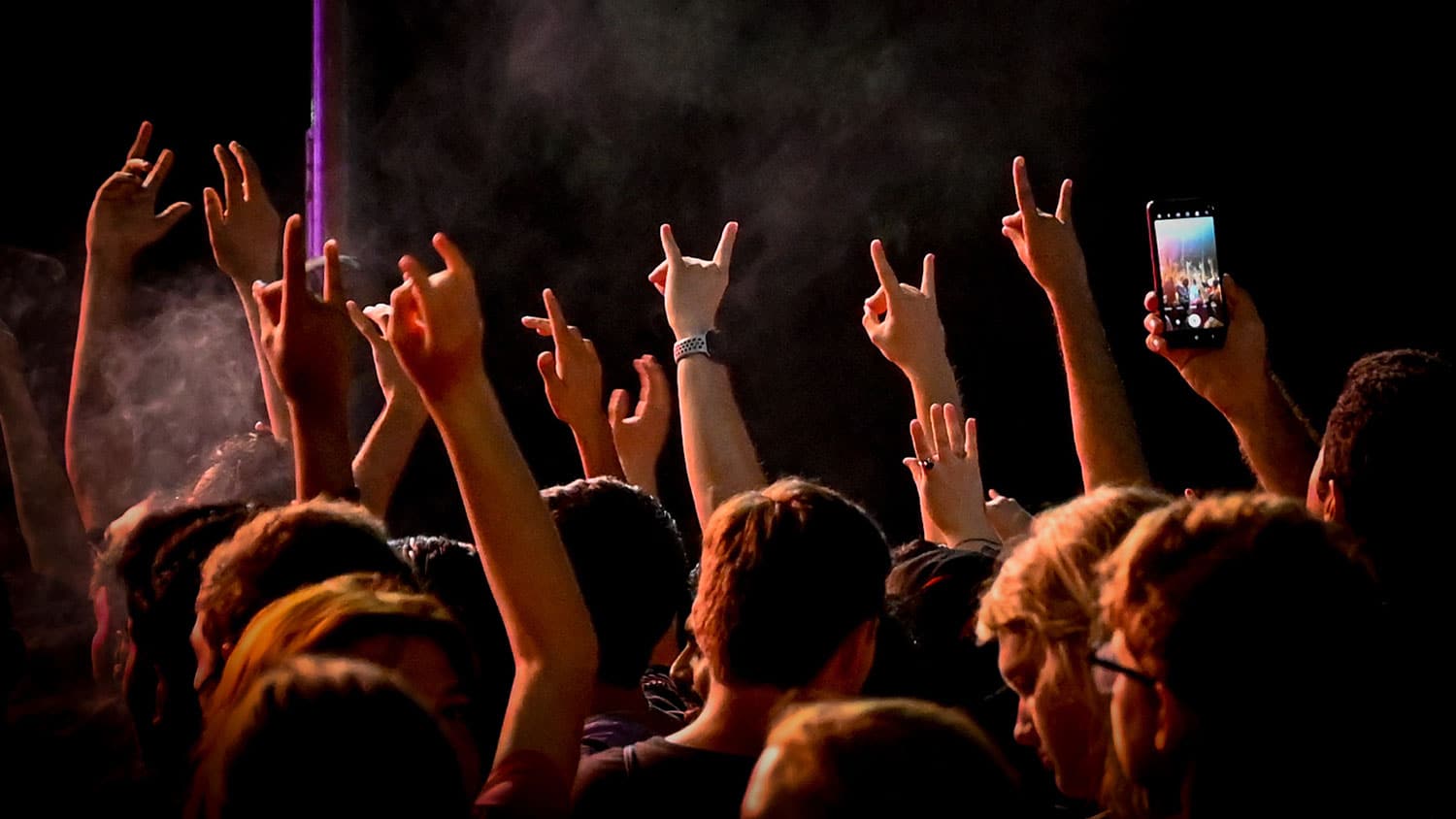 Wolfies were raised proudly in the air during Packapalooza's many music performances.