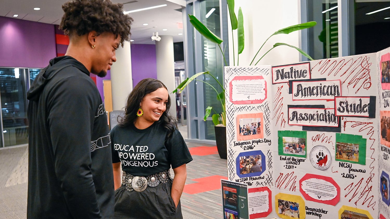 Students talk about NC State's Native American Student Association.