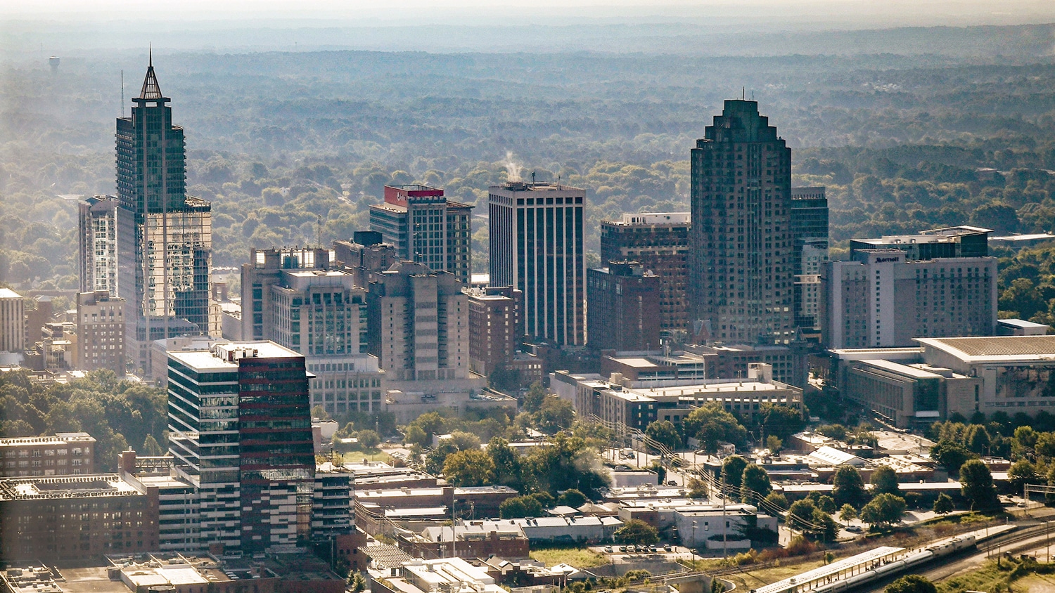 downtown Raleigh skyline