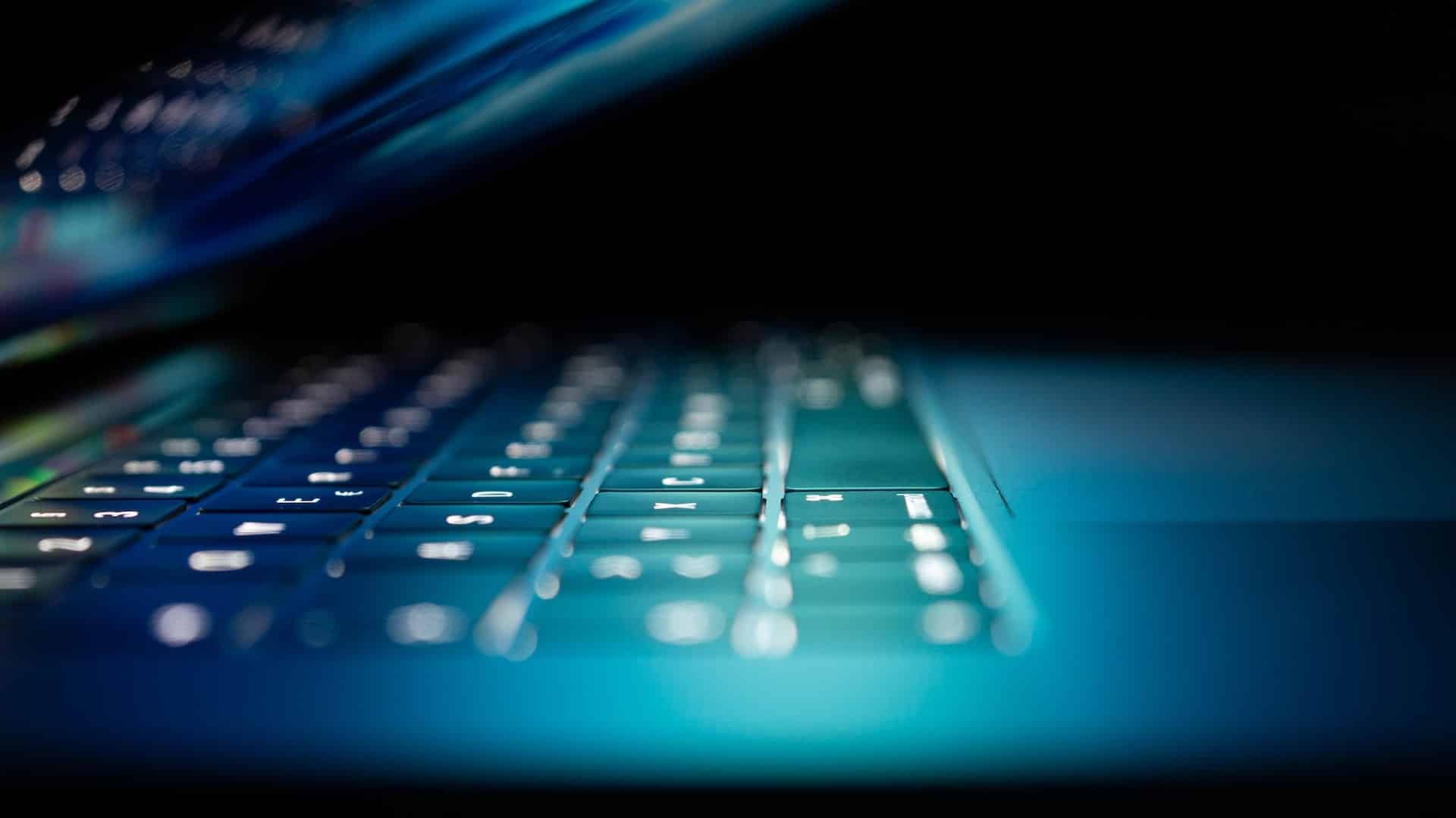 Close-up of laptop