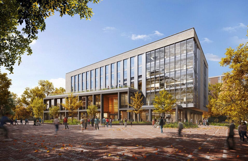 A rendering of the Integrative Sciences Building at NC State.