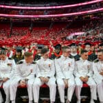 Students and families participate in the Graduation ceremonies at PNC Arena, Spring 2022.