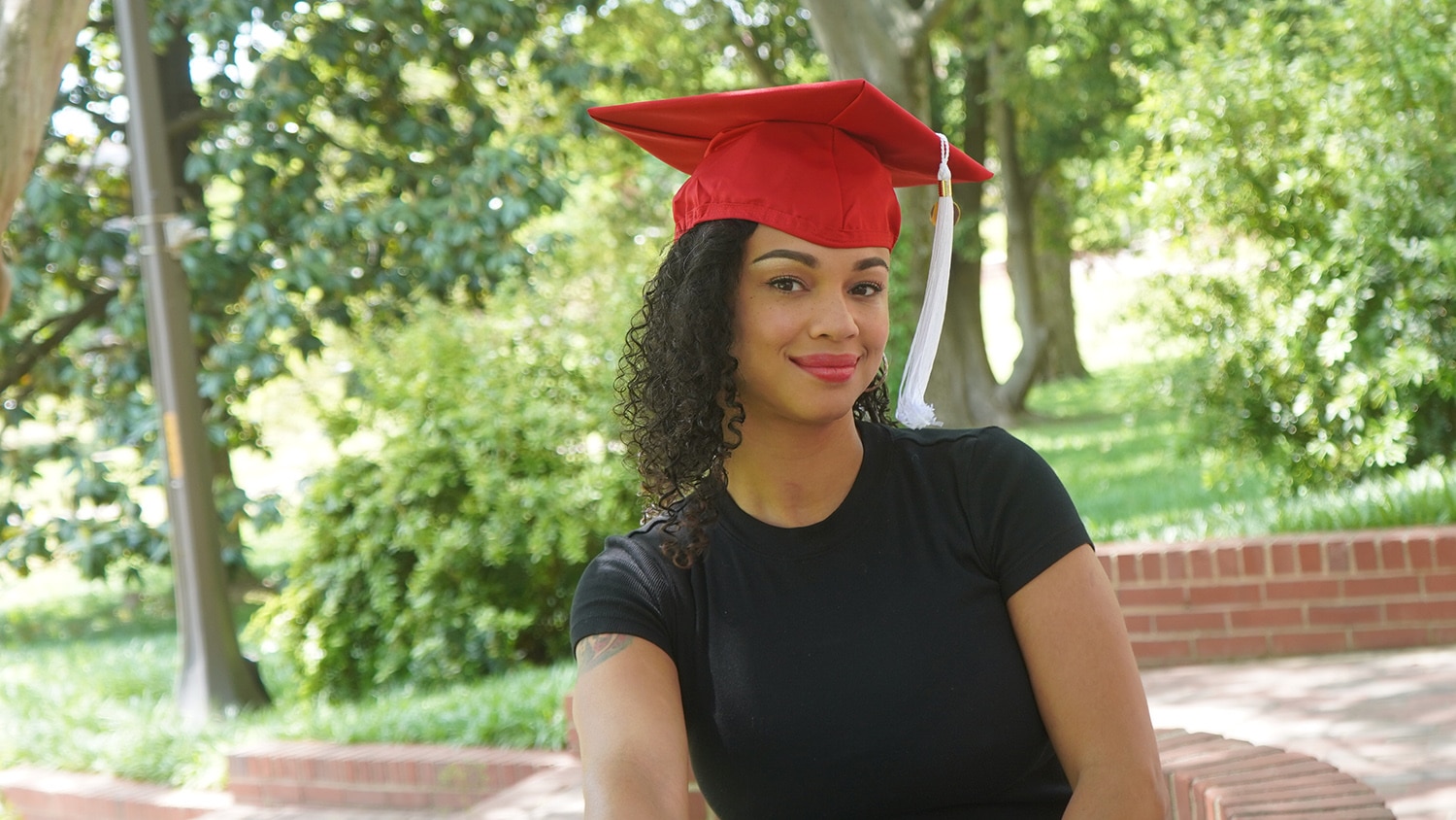 Terrica Lewis, NC State's spring 2025 student commencement speaker.