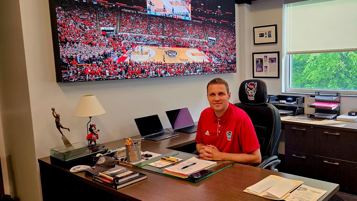 Will Wade in his office